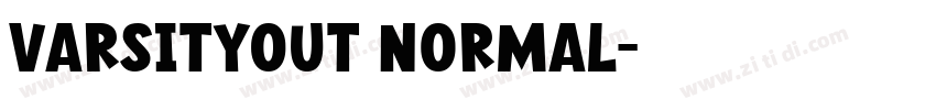 VarsityOut Normal字体转换